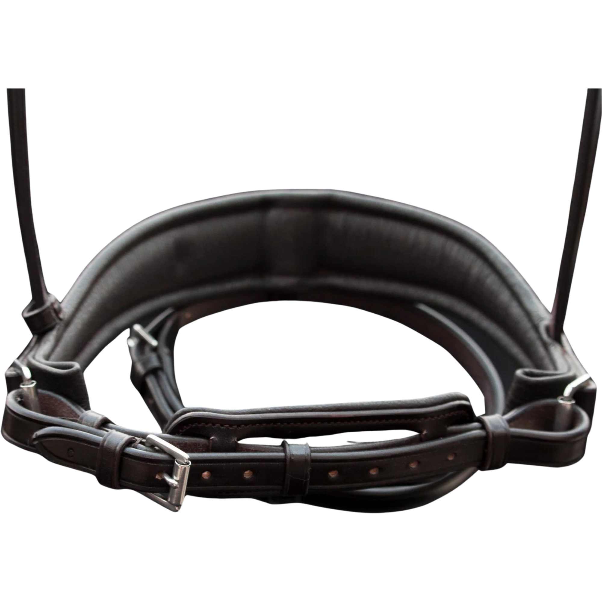 Henry James Dressage Crank Noseband NB-3HJ - Brown